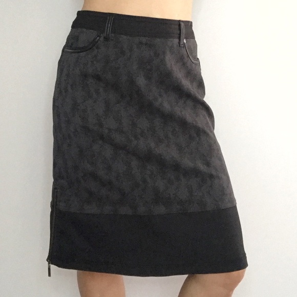 🍂 San Francisco Women Gray Mid Skirt 🍂 - Picture 2 of 7